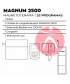 equipo magnetoterapia Magnum 2500 de GLOBUS con 2 canales y 52 programas