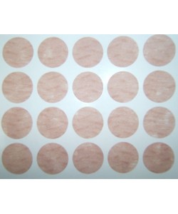 Adhersivo Papel Circular Ø 24mm.  200uds.